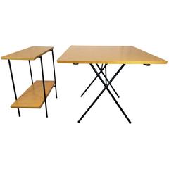 Tony Paul Table and Server, Server Hold Table Leaves 2