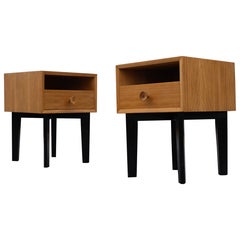 Restored Pair George Nelson for Herman Miller Primavera Basic Series Nightstands