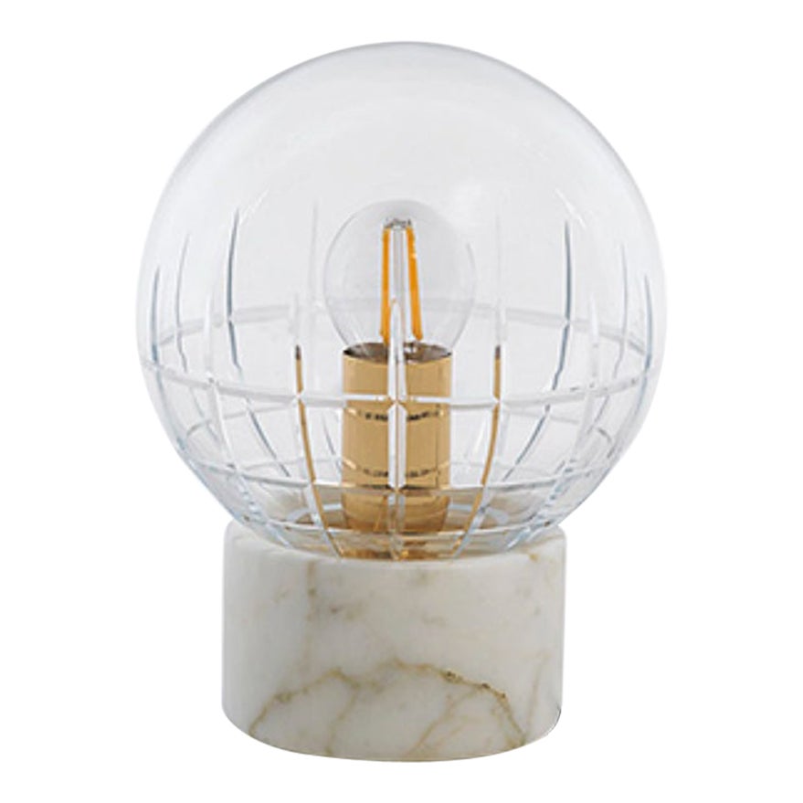 Marquise Tumbler Small Table Lamp by MM Lampadari For Sale