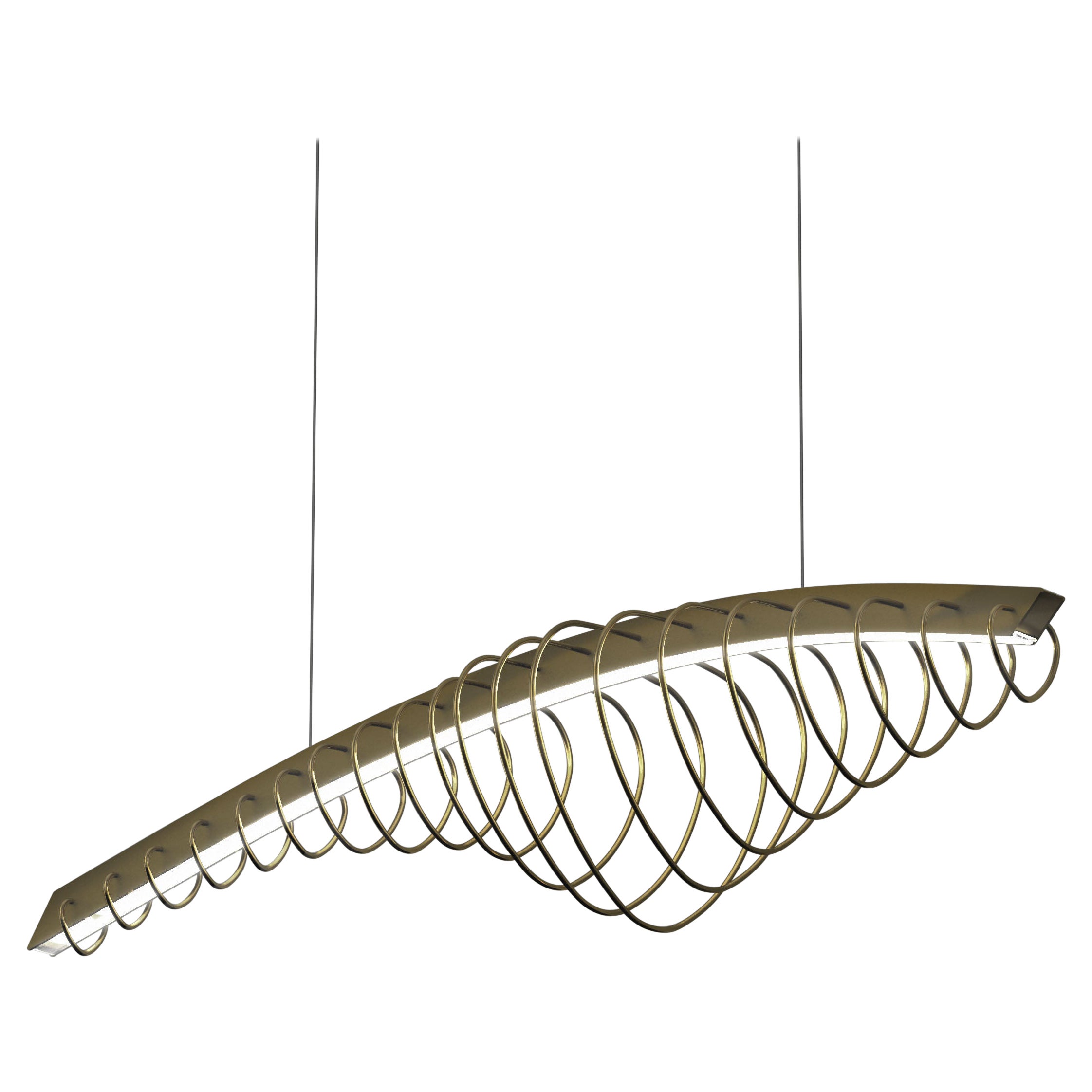 Lampada a sospensione MMM Whale Bronze di MM Lampadari