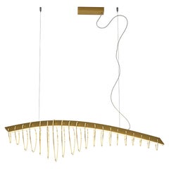 MMM Whale Gold Pendant Lamp by MM Lampadari
