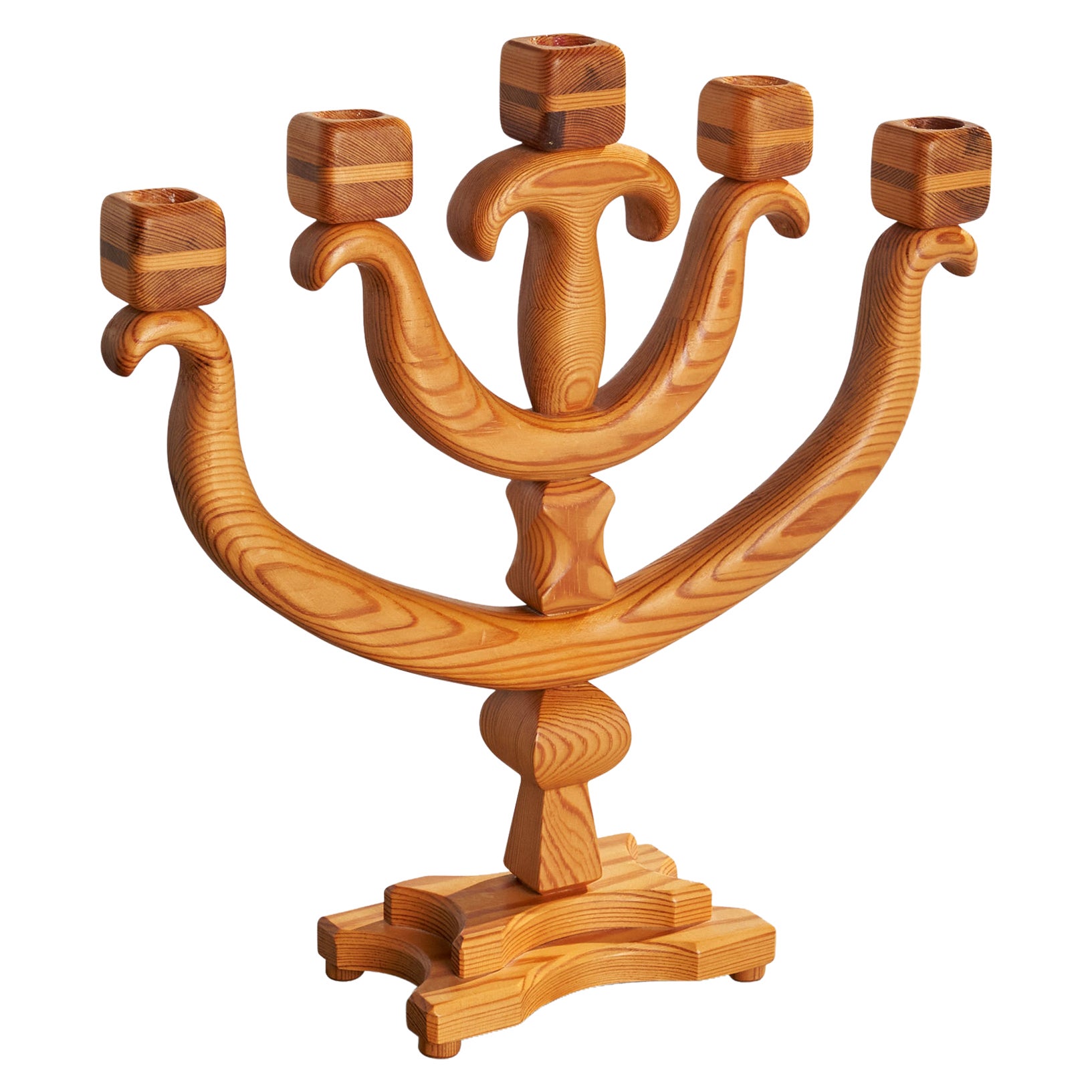 Designer svedese, Candelabro, Pino, Svezia, 1989