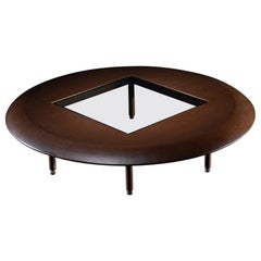 Tavolino rotondo Aeros di Giacomo Tomazzi Studio