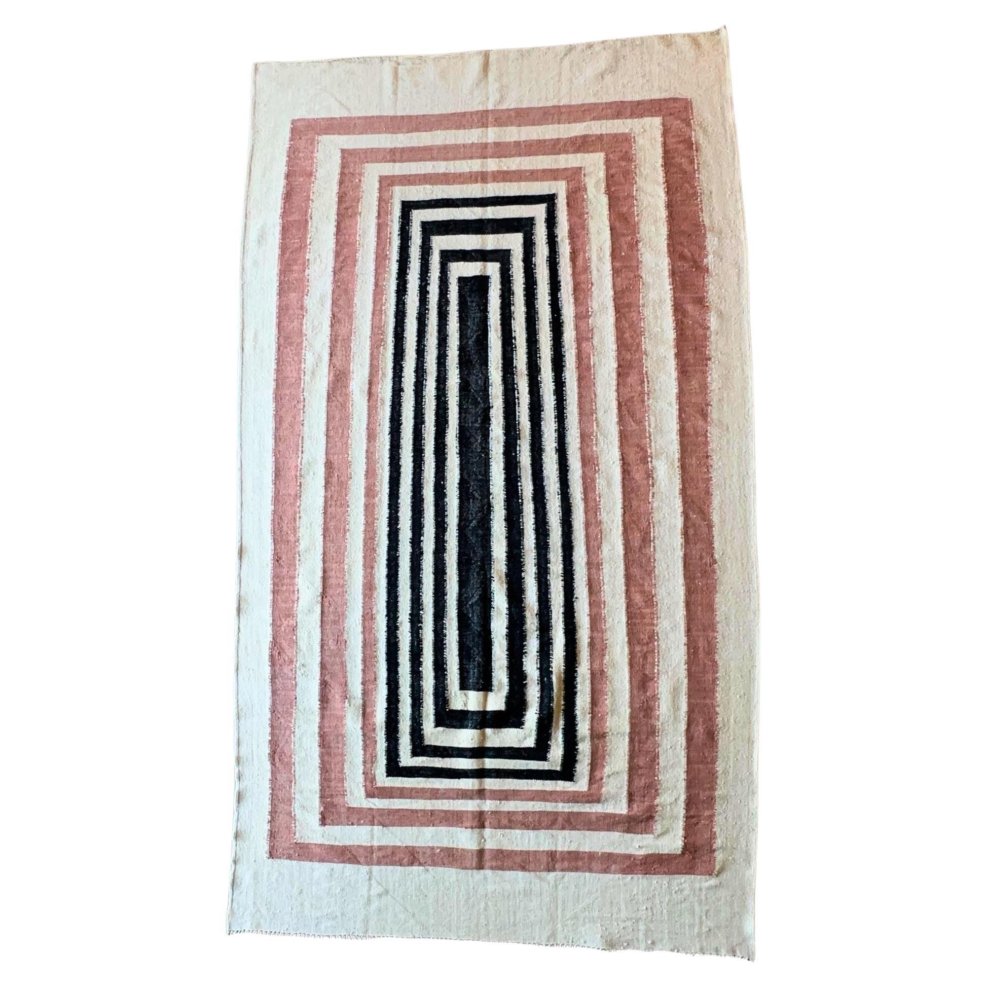 Tappeto a trama piatta, tappeto marocchino fatto a mano - 8x10ft