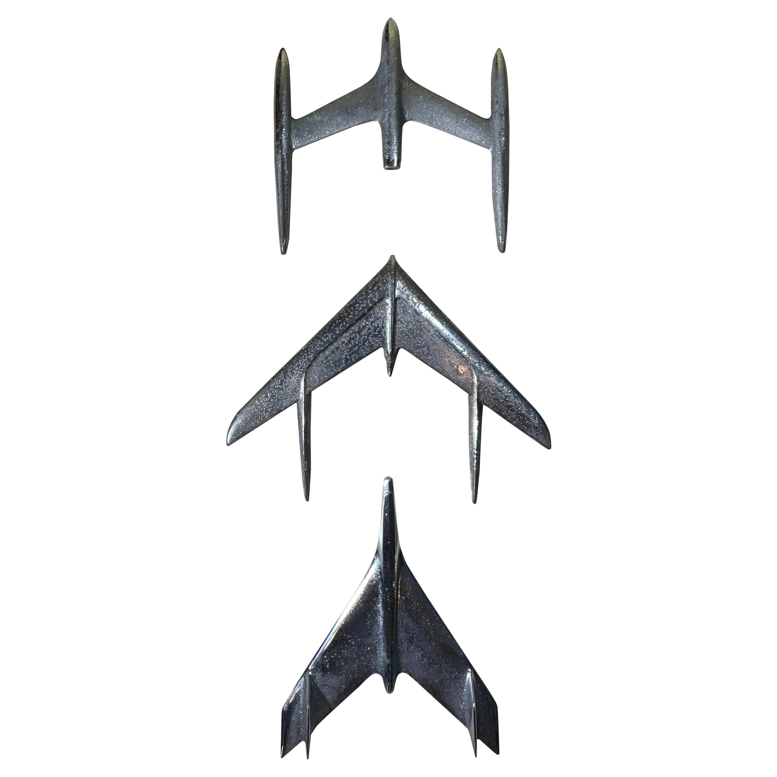 Industrial Chic Wall Art - American Car Hood Ornaments Wall Hanging Sculpture