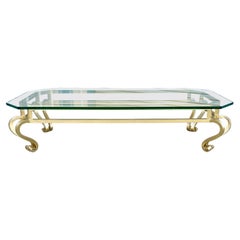 1960er Jahre Mid Century Eisen und Glas Couchtisch