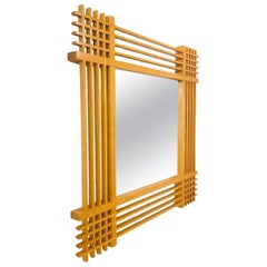 Mid-Century Modern Mirror by Ettore Sottsass, Italy, 1950s