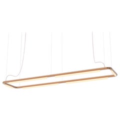 Lampadario contemporaneo / Lampada a sospensione 'Pipeline CM8-P' Rame di AND