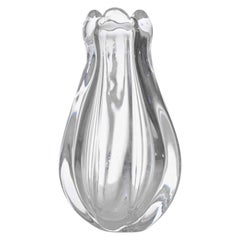 Vintage Glass Vase, italy, 1970s