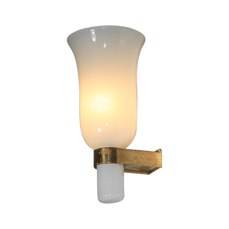 Große italienische Wandleuchte aus peleguso-Glas für Venini, 30er Jahre, Murano, 1930er Jahre, Wandleuchte