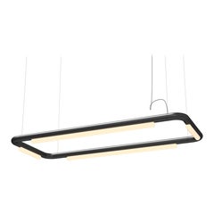 Lustre / Lampe à suspension Contemporary 'Pipeline CM4-P' Noir par AND