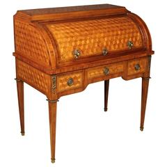 Napoleon III Inlaid Cylindric Bureau