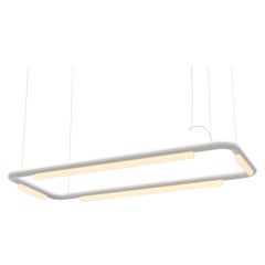 Lustre / Lampe à suspension contemporain 'Pipeline CM4-P' Blanc par AND