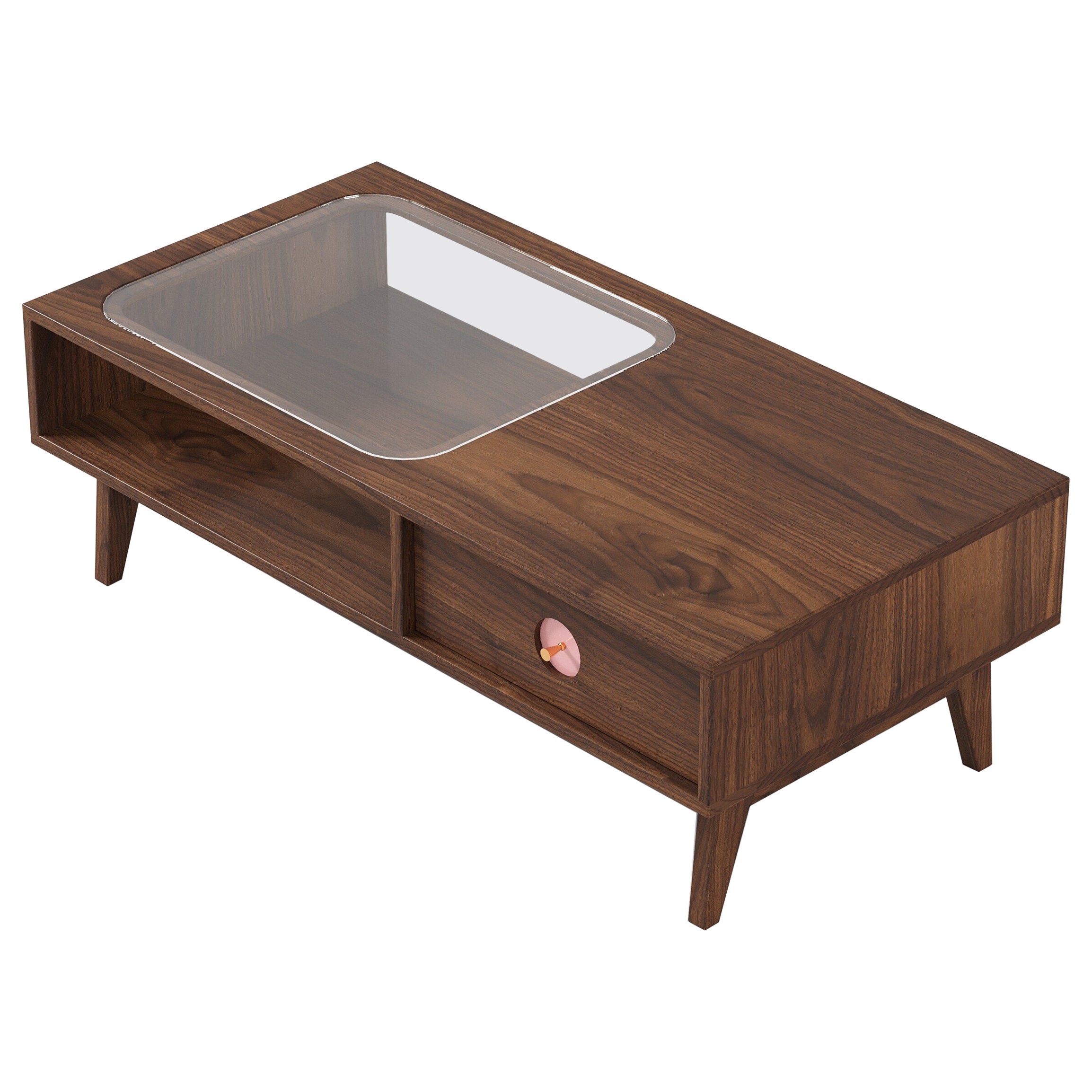 Florence Couchtisch aus Nussbaumholz (Lychee) von Spalty Dog
