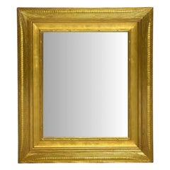 Hollywood Regency, Custom Giltwood Mirror, Water Gilt, Glass, USA, 21st C.