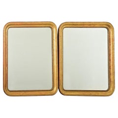 Pair of French Gold Gilt Louis Philippe Mirrors