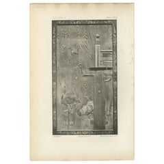 Ornamental Elegance with Rustic Charm – A Japanese-Inspired Chromolitho, 1884