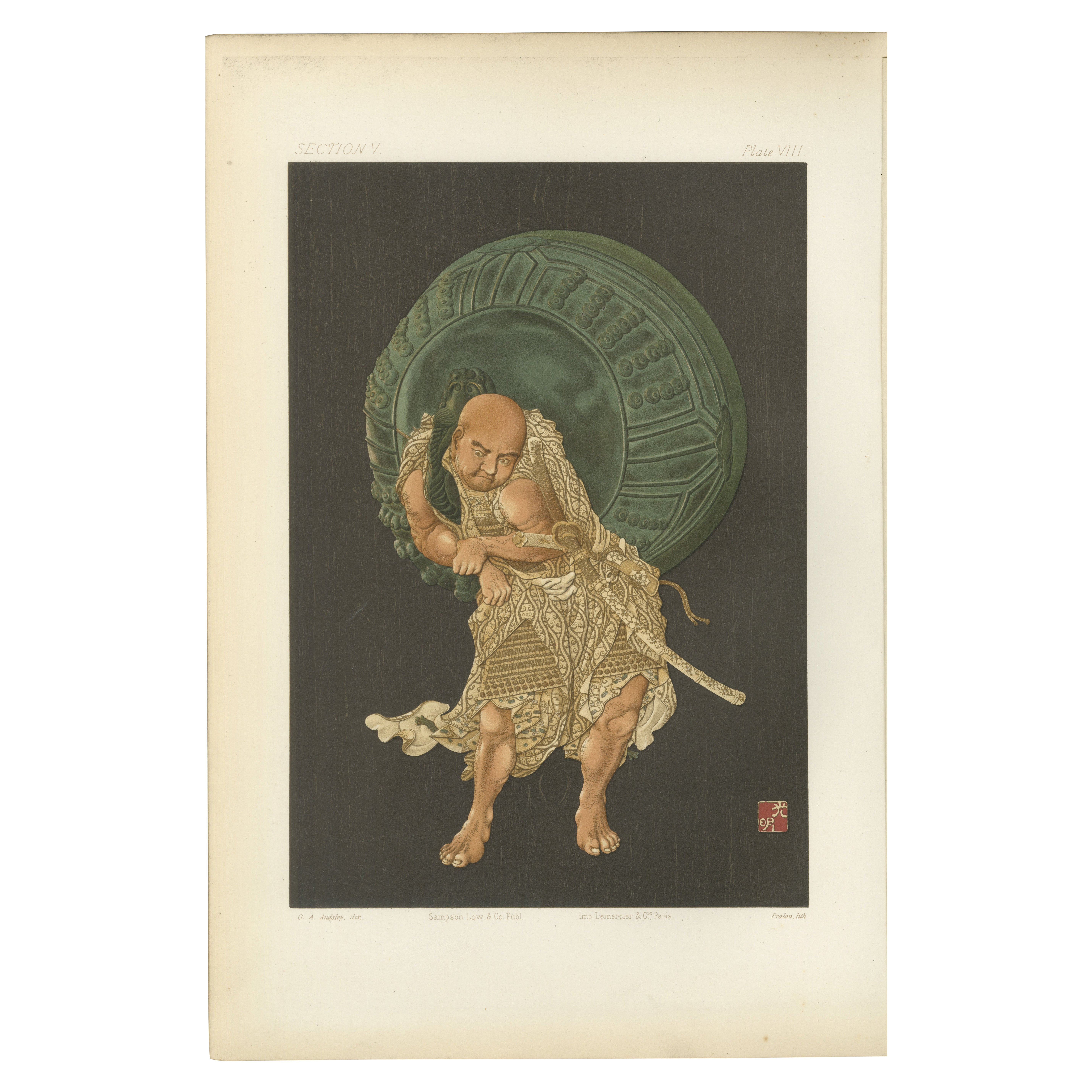 The Guardian of the Bell – An Audsley’s Japanese-Inspired Chromolithograph, 1884