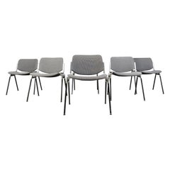 Vintage Dsc 106 Side Chairs By Giancarlo Piretti For Castelli, Set Of 6