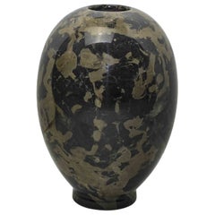 Vase vintage en forme d'œuf, Chine, années 1990