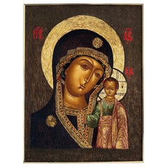 Wall Decoration Silk Embroidered Tapestry Icon