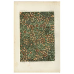 Japanisches Blumenmuster, aus Audsley's Decorative Art, 1884