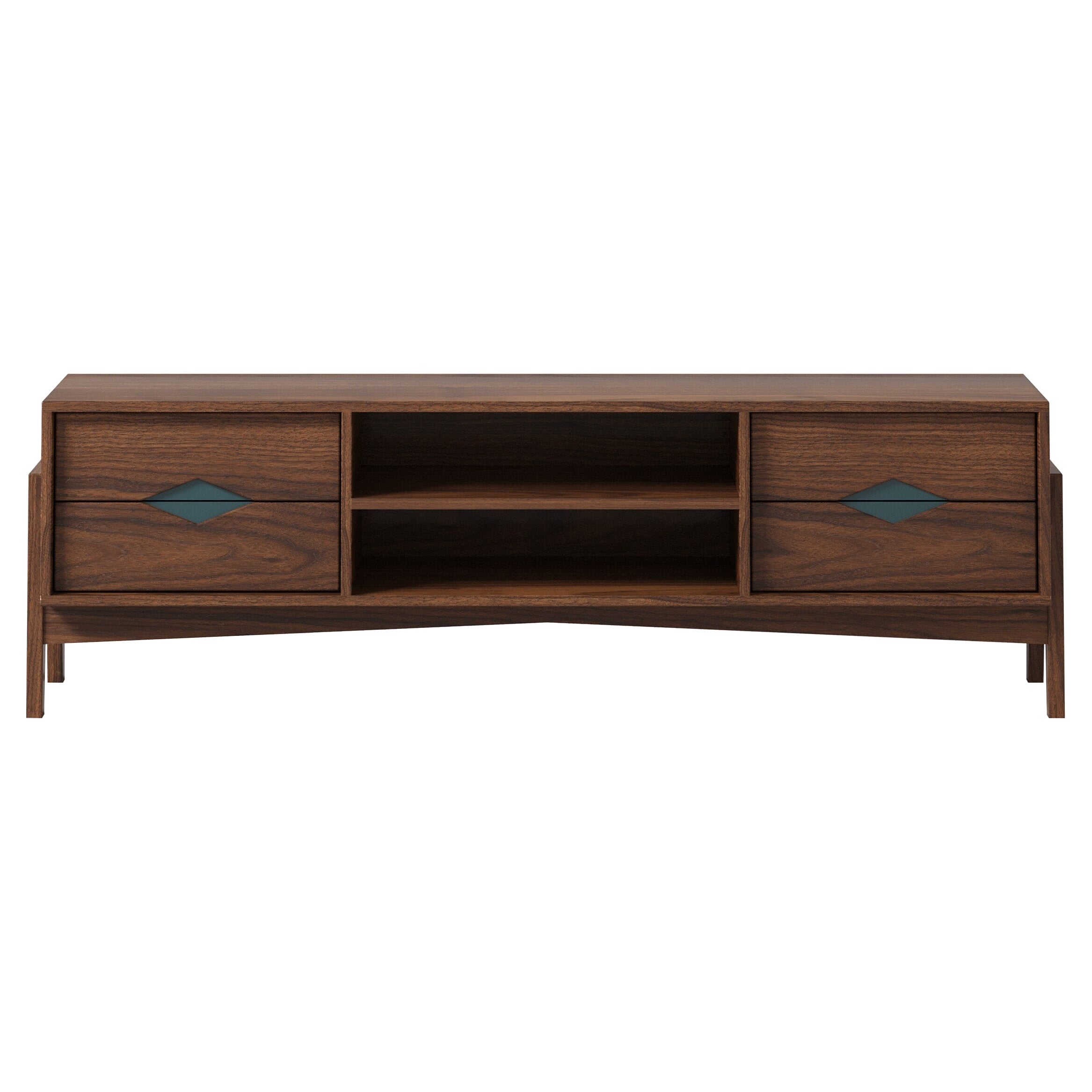 Florence Media Console in Walnut Wood (Toad) by The Spalty Dog