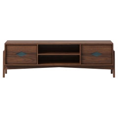 Florence Media Console in Walnut Wood (Toad) by The Spalty Dog