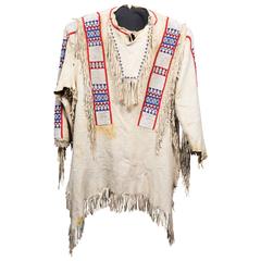 Antique Old Indian Warrior Jacket, Sioux, United States, Early 20th Century