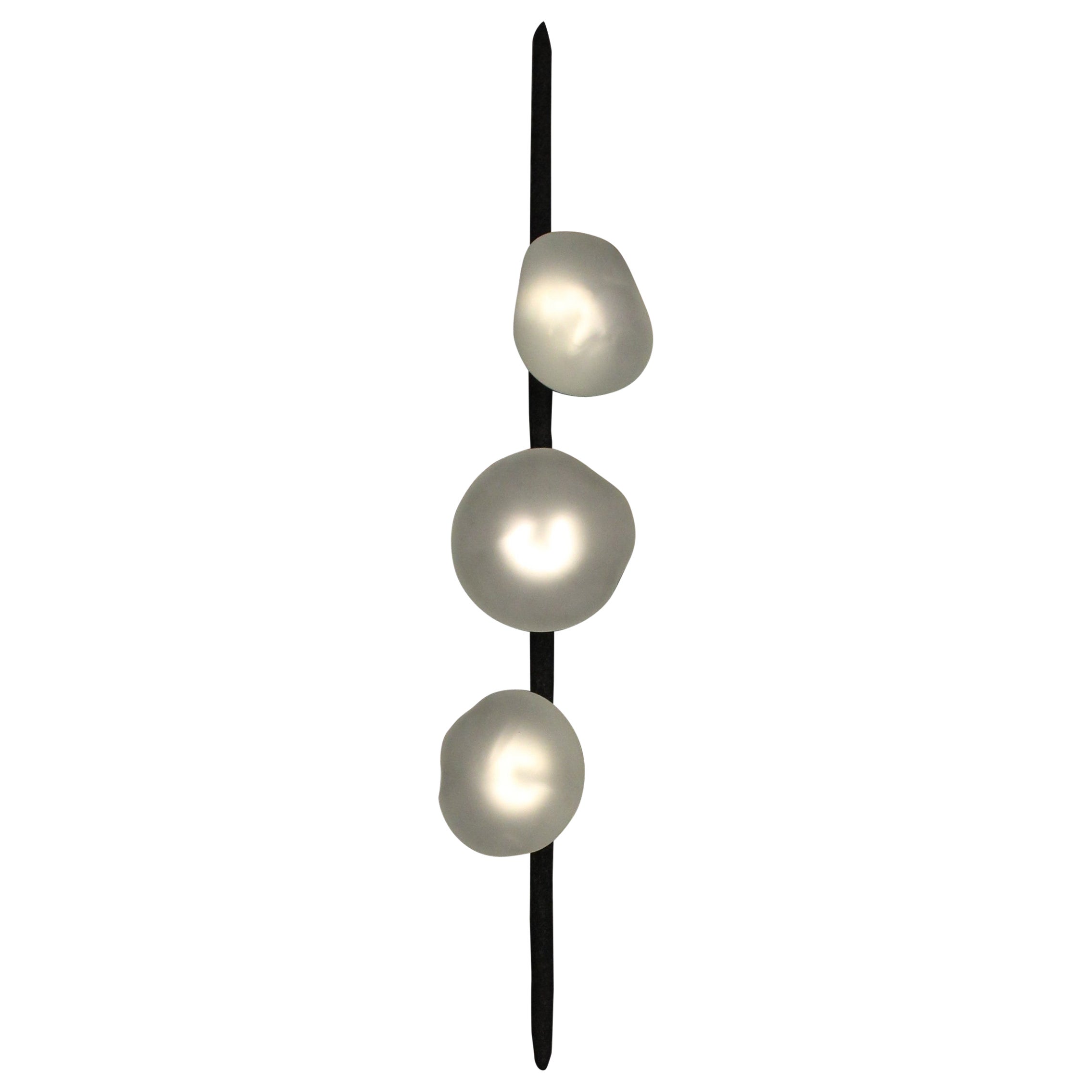 Oslo Frosted Glass Wall Lamp by Aver
