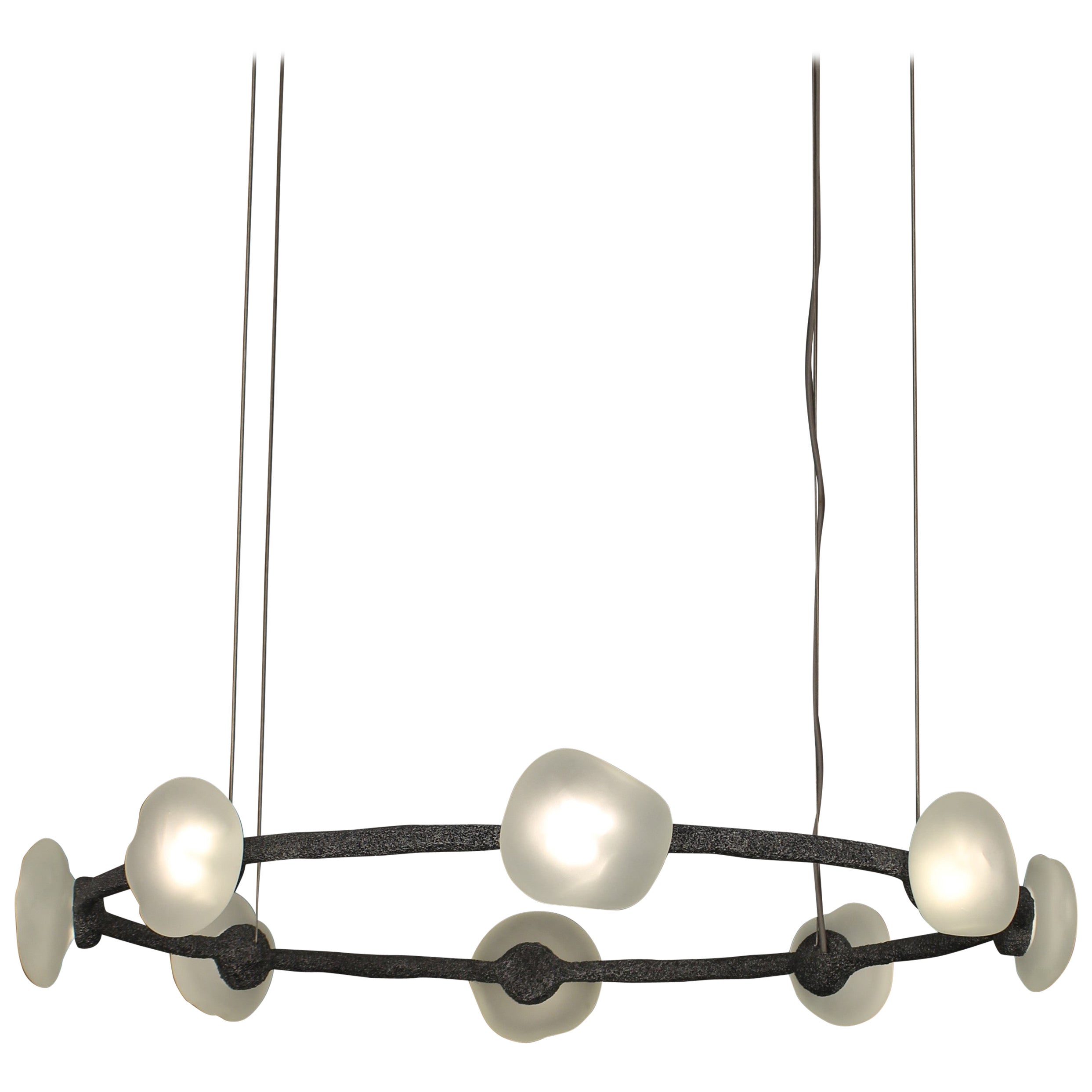 Oslo Frosted Glass Pendant Lamp by Aver