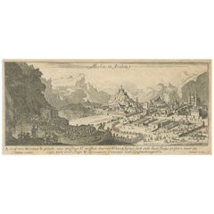 Mecha in Arabia - Incisione di Gaspar Bouttats dopo Jan Peeters, Anversa, 1680