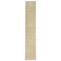 Tapis de couloir Oushak vers 1990 - 13950