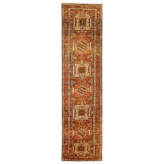 Tapis de couloir persan Heriz - 52152