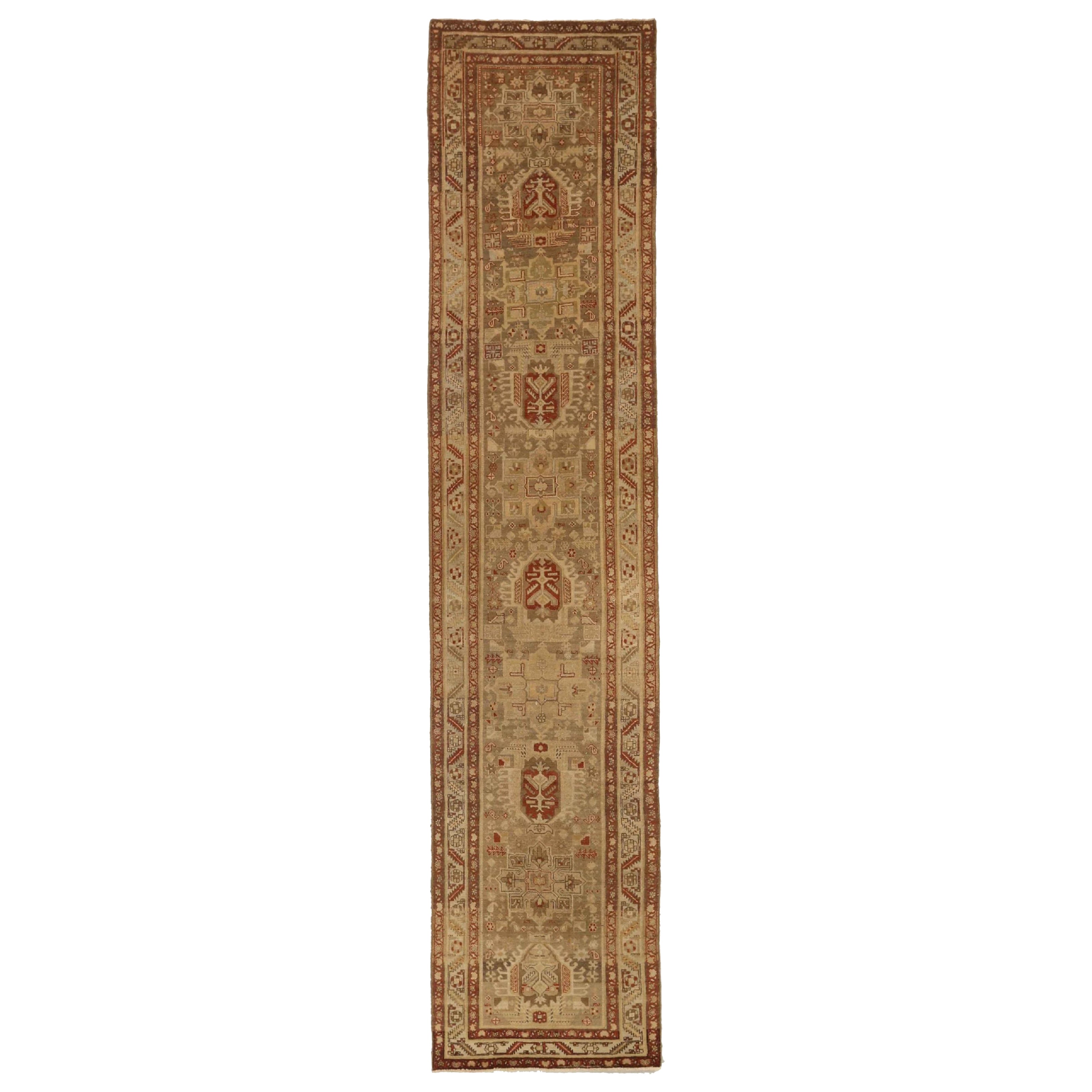 Tapis de couloir persan Heriz - 52141