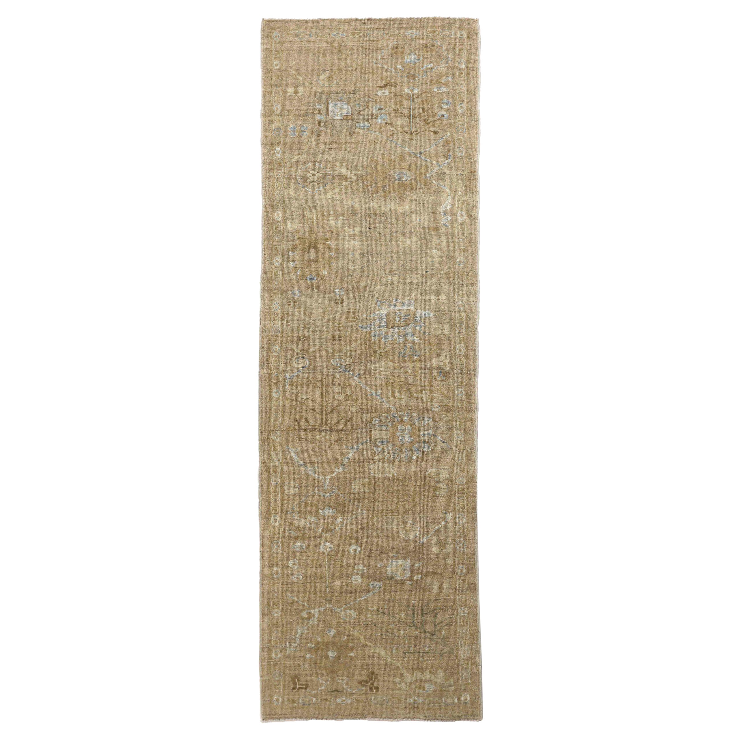 Tappeto Persiano Oushak Runner Circa 1990 - 67829