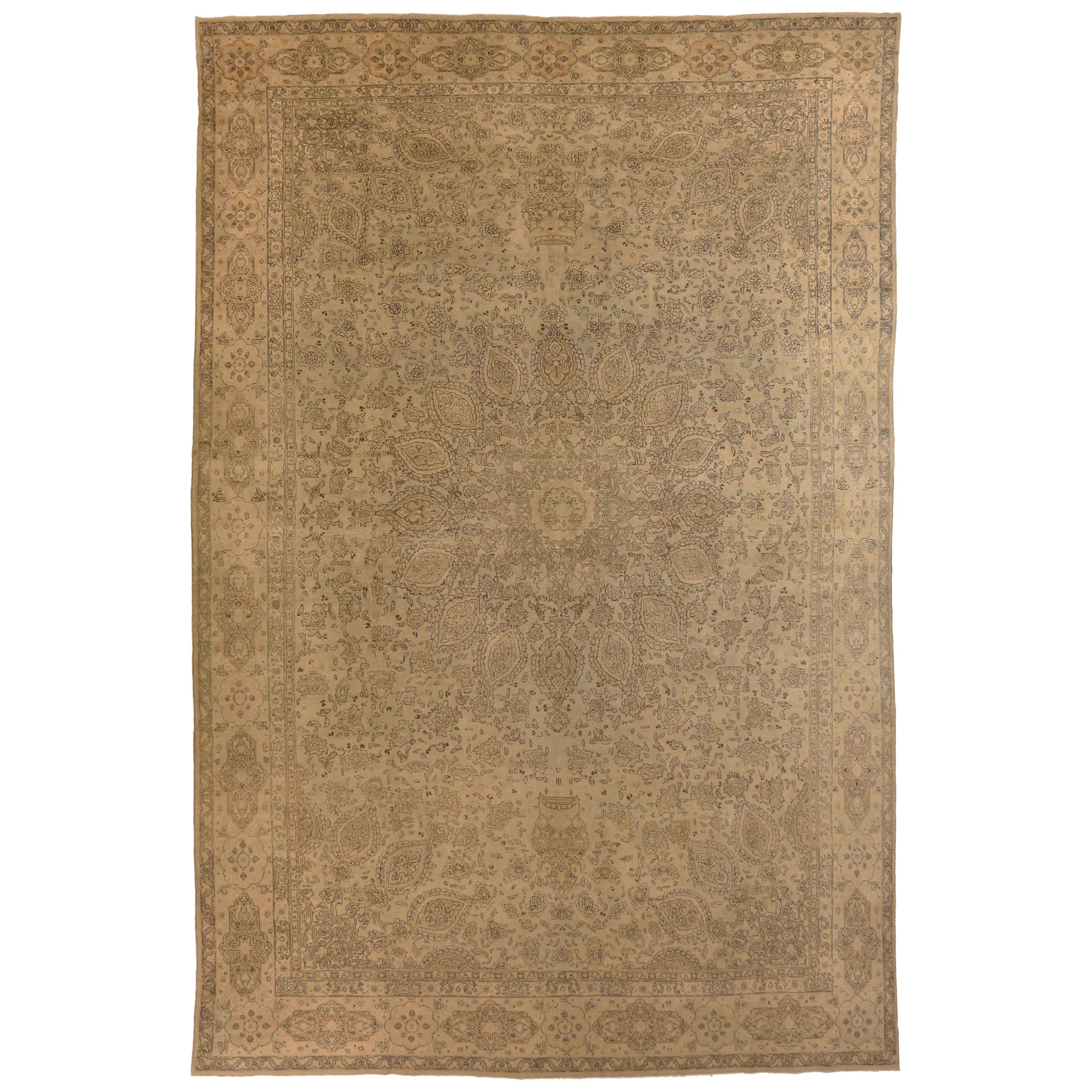 Tapis persan Tabriz Circa 1880 - 68036