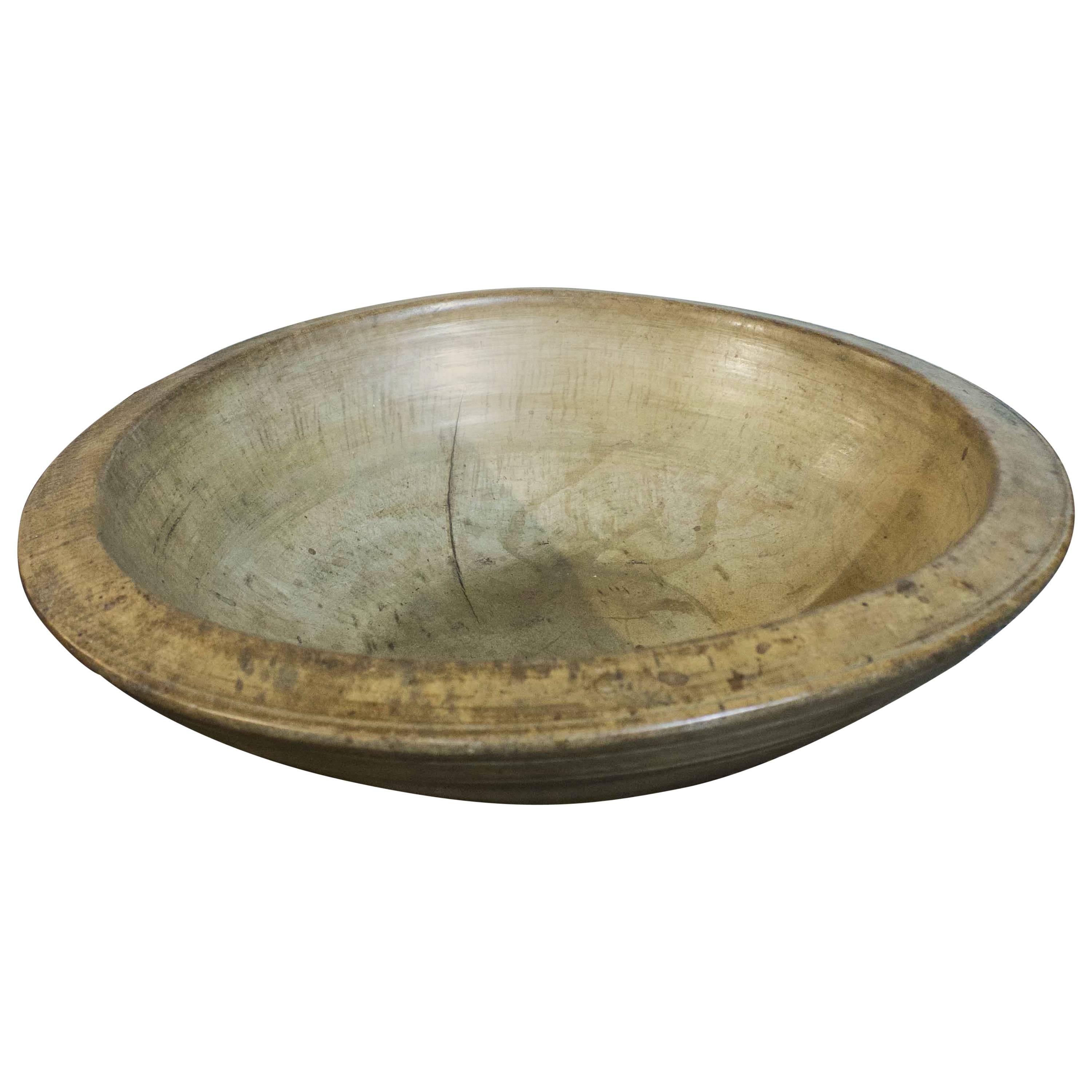 English Sycamore Bowl For Sale