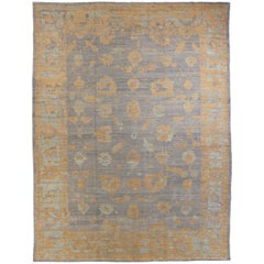 Persian Oushak Area Rugs Circa 1990 - 68383