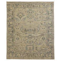 Persian Oushak Area Rugs Circa 1990 - 68390