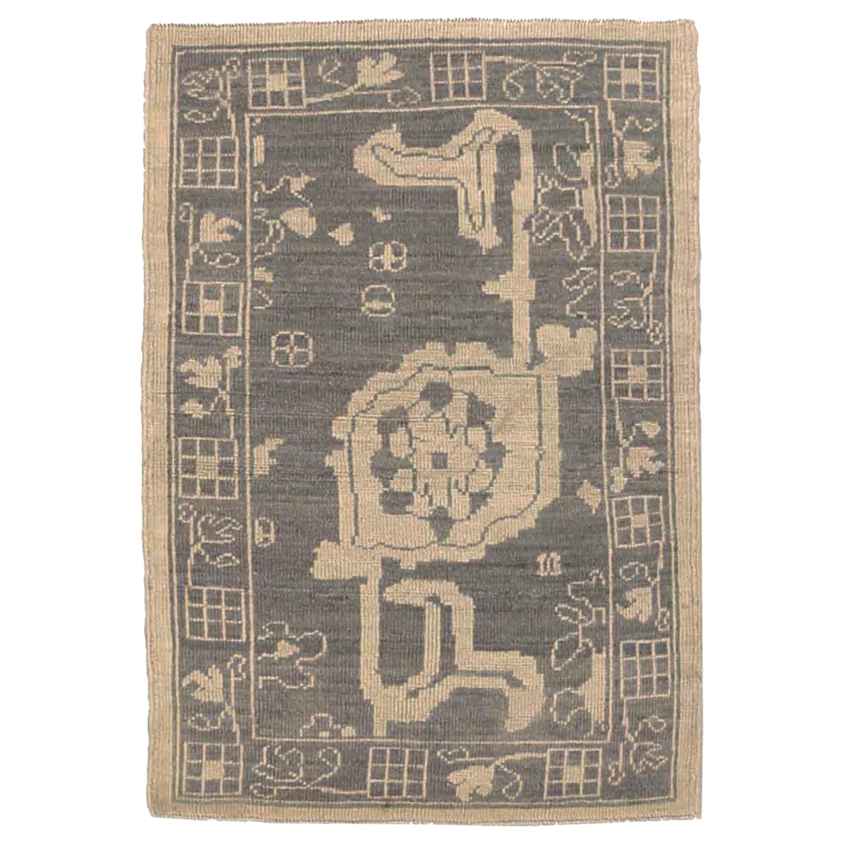 Tapis persans Oushak vers 1990 - 68404