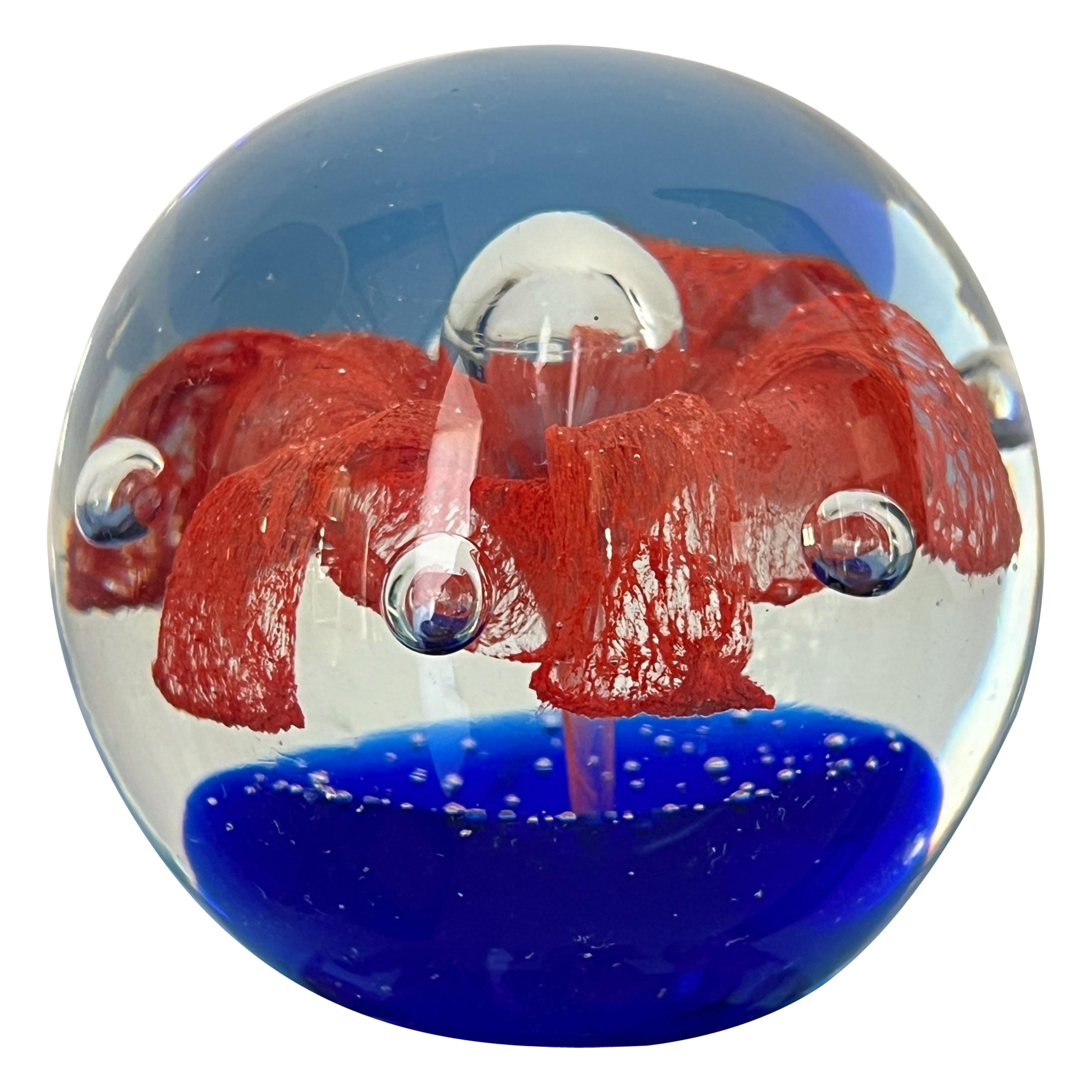 Presse-papier en verre de Murano, The Moderns, 1960s
