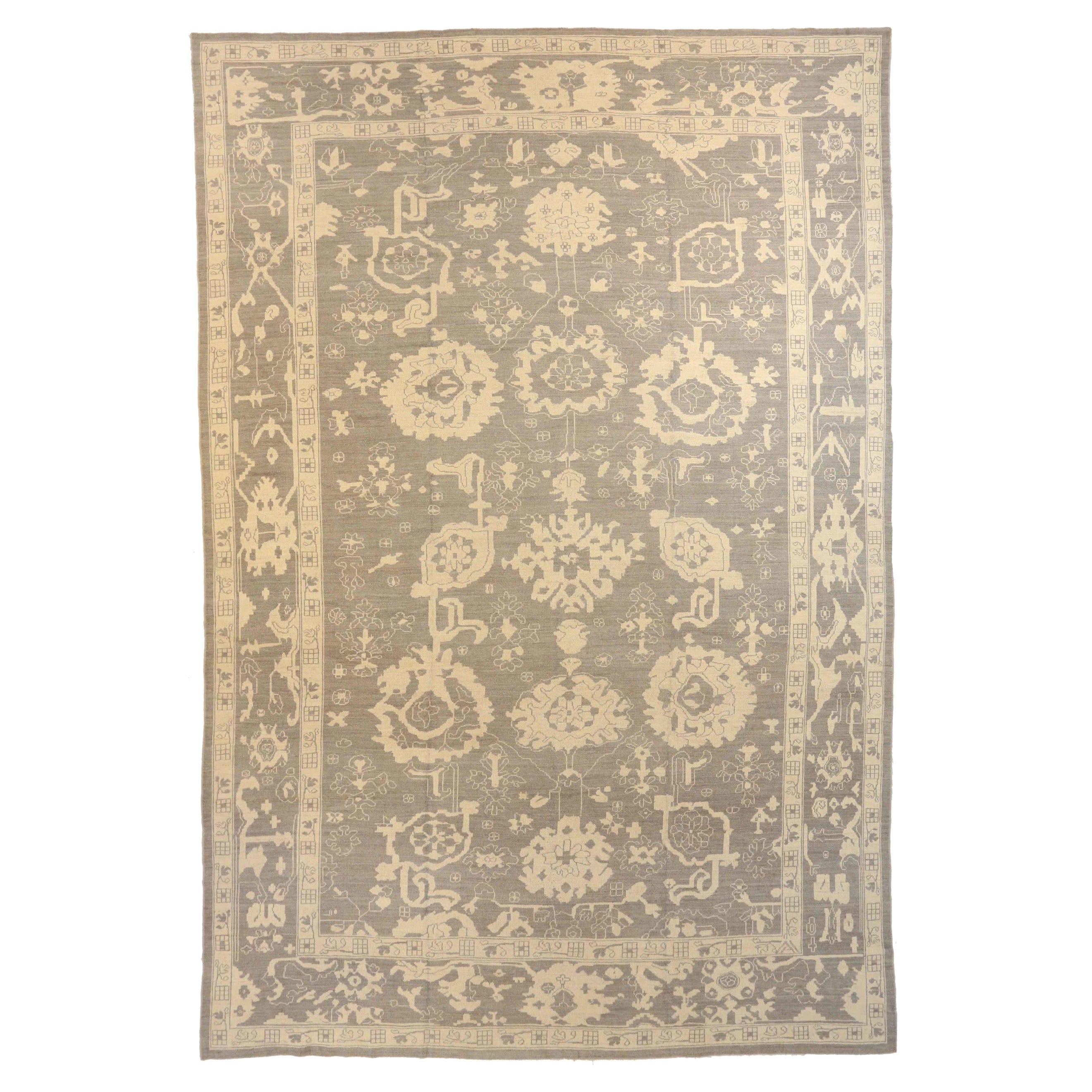 Tapis persans Oushak vers 1990 - 68589