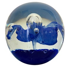 Mid century modern Murano glass paperweight, 1960