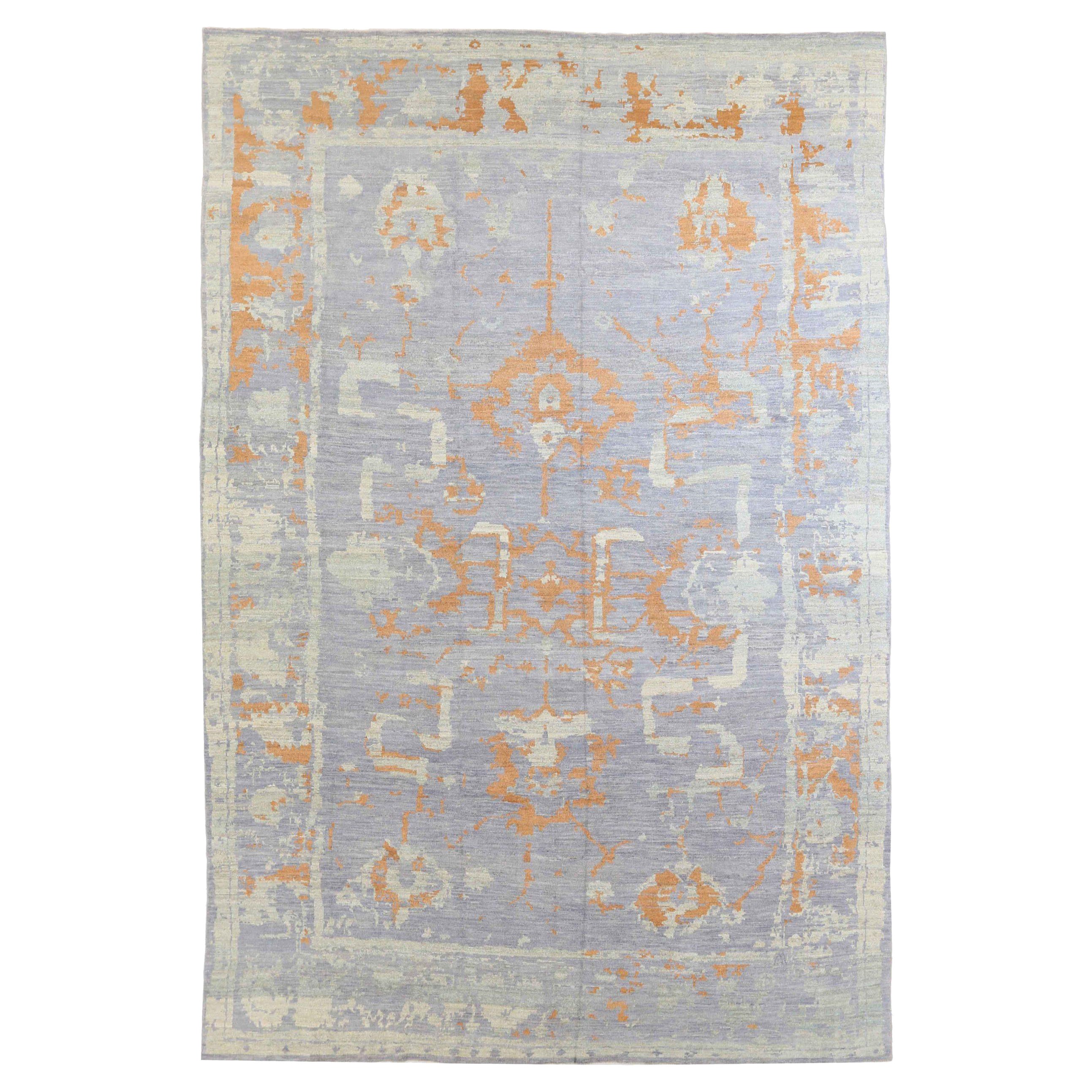 Tapis persans Oushak vers 1990 - 68732