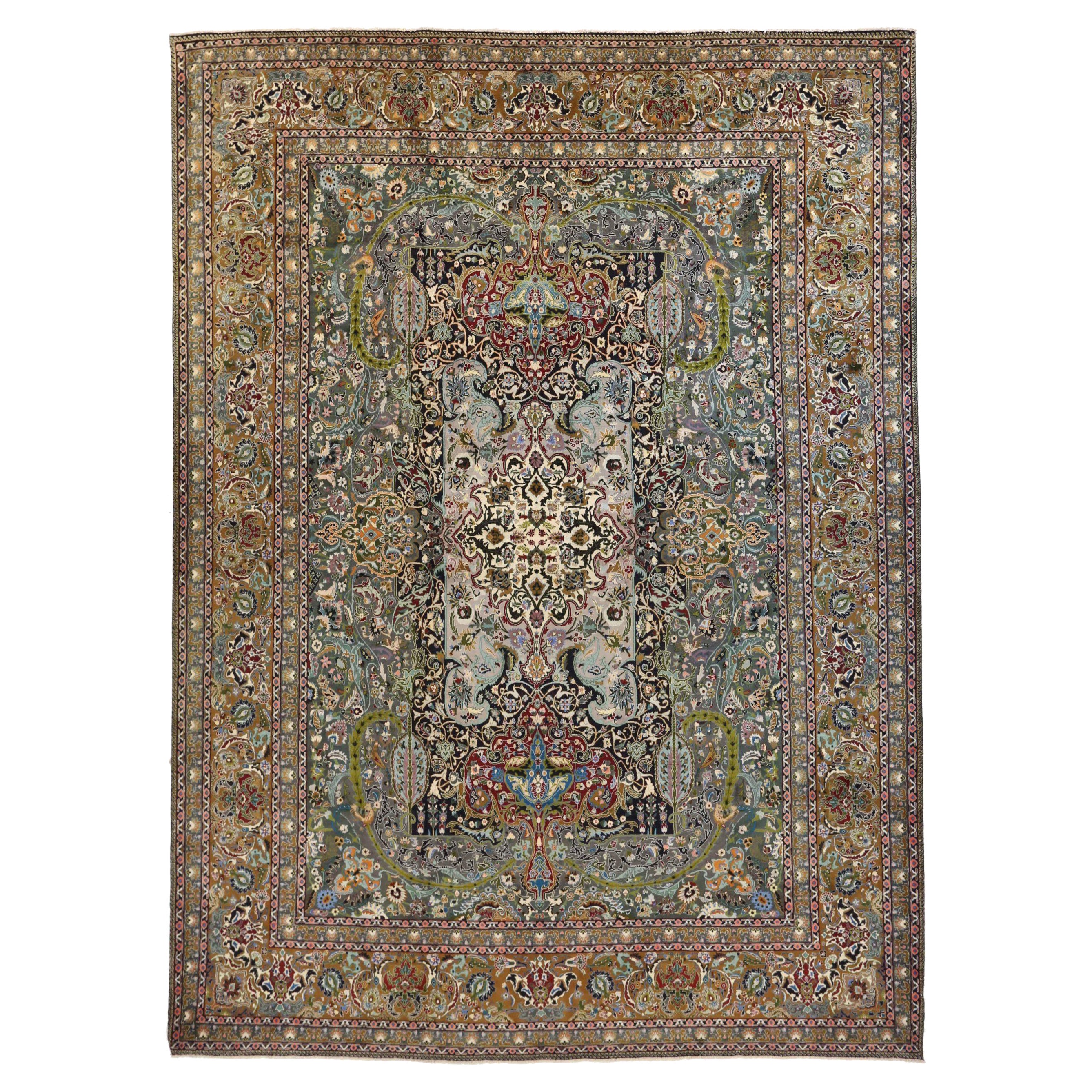 Alfombras persas de Tabriz Circa 1880 - 68774