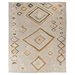 Persian Oushak Area Rugs Circa 1990 - 69044