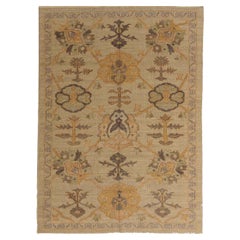 Persian Oushak Area Rugs Circa 1990 - 69138