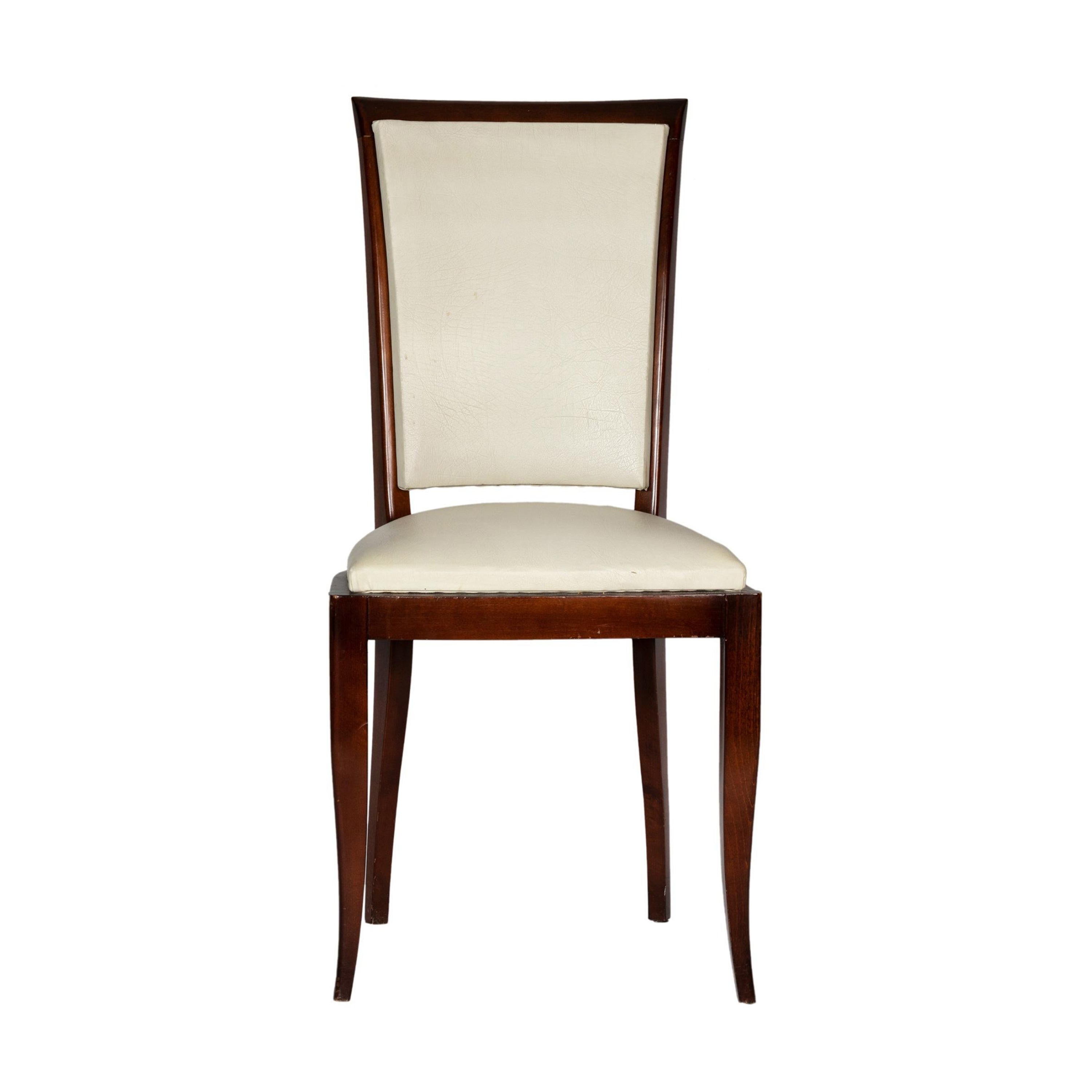 French Art Deco Dining Chair, 20th Century