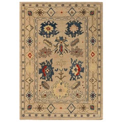 Persian Oushak Circa 1990 - 70108
